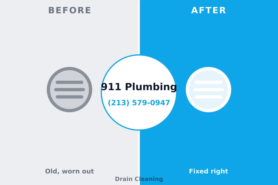 Before and after: plumbing company Traverse City, MI